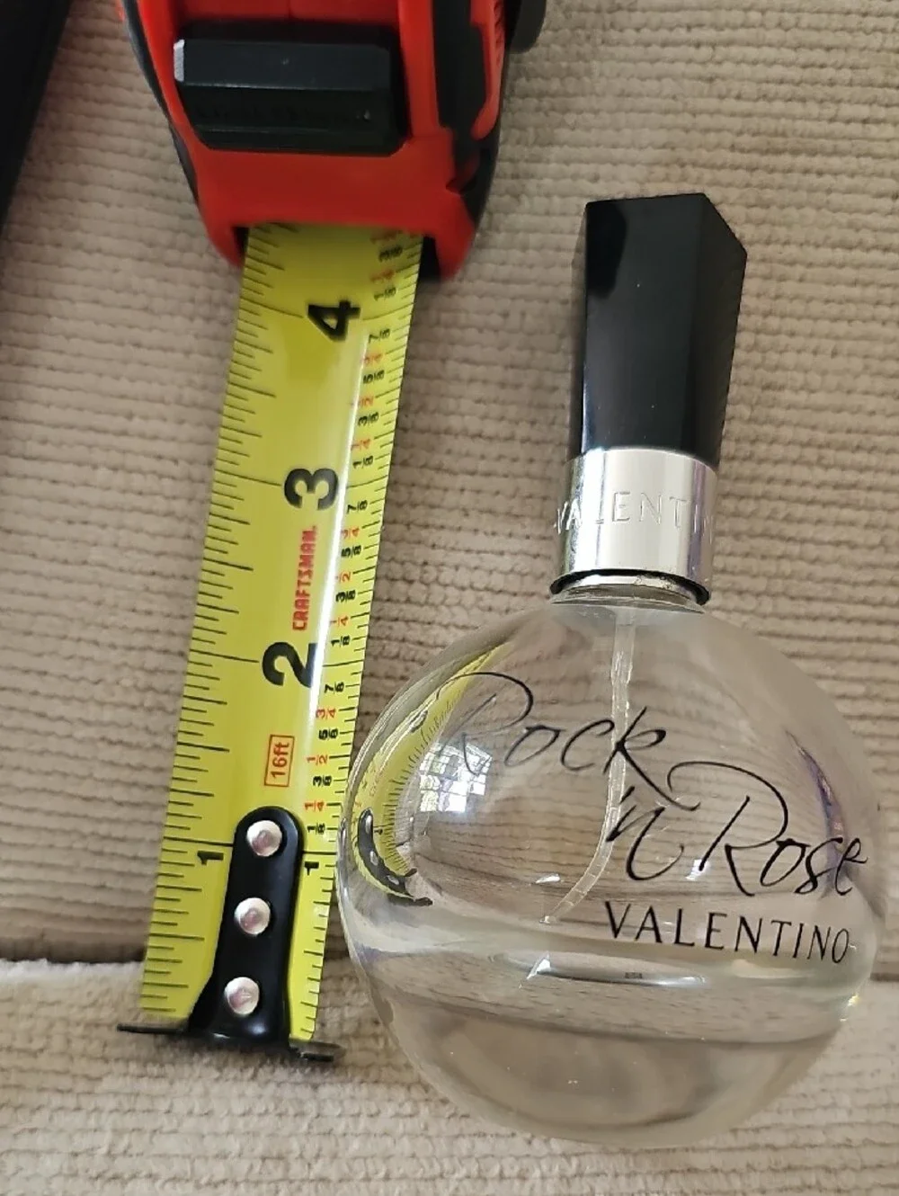 Valentino Rock 'n Rose Clear & Black empty Bottle